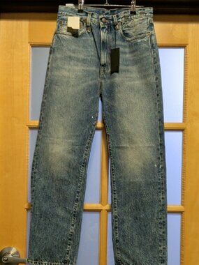 R13 Nwt Courtney Slim In Jasper Color Classic Blue Denim Jeans